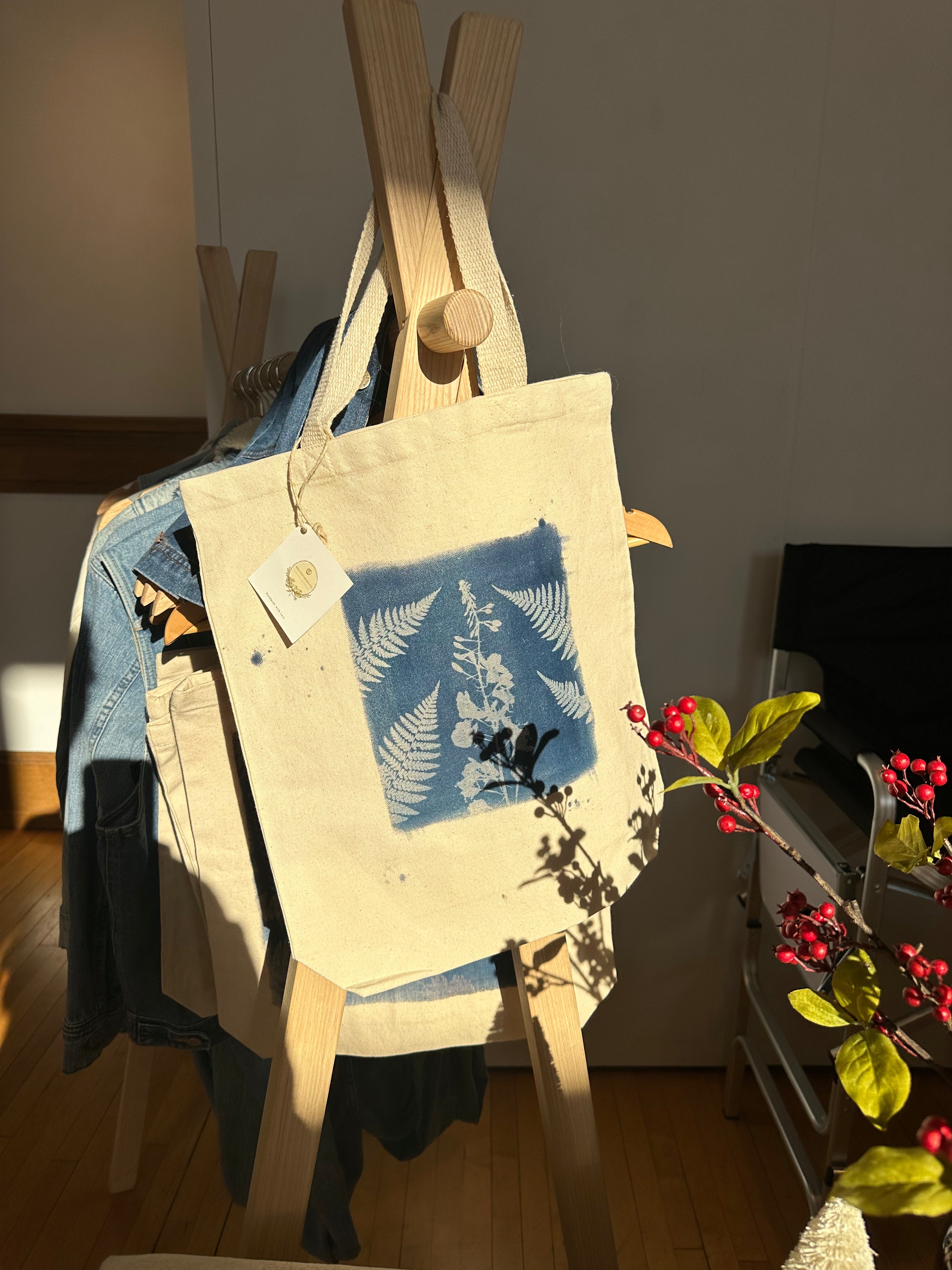 Cyanotype Canvas Bag